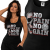 TANK TOP DAMSKI  NA SIŁOWNIĘ   NO PAIN NO GAIN SKULL